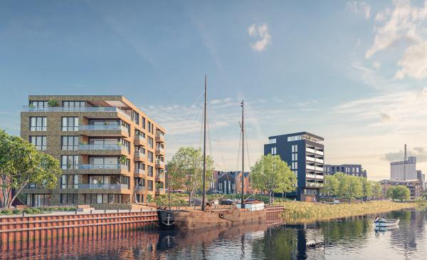 Wonen op een eiland midden in de stad: Schippersdok Doetinchem